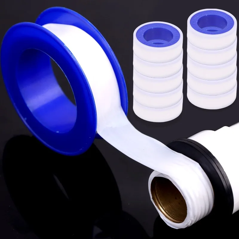 Plumbing Tape Ptfe - 5 ロール/パック PTFE 配管用シールテープ オイルフリー漏れ防止下水道プラグ水道管蛇口修理ツール接着剤シーラント