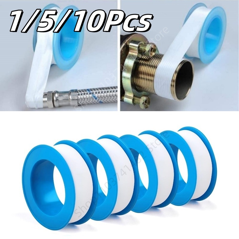 Plumbing Tape Ptfe - 1/5/10 個 PTFE 水道管テープ オイルフリーシールテープ フィッティングスレッドシールテープ