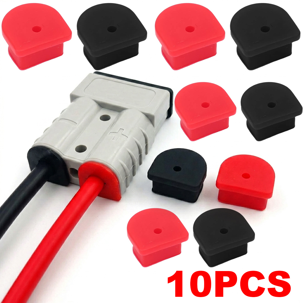 Wire Connector Cap - 1-10Pc 50A アンダーソンコネクタケーブルキット用プラスチックコネクタ耐候性防塵ケーブルインサートカバーシーリングキャップアクセサリー