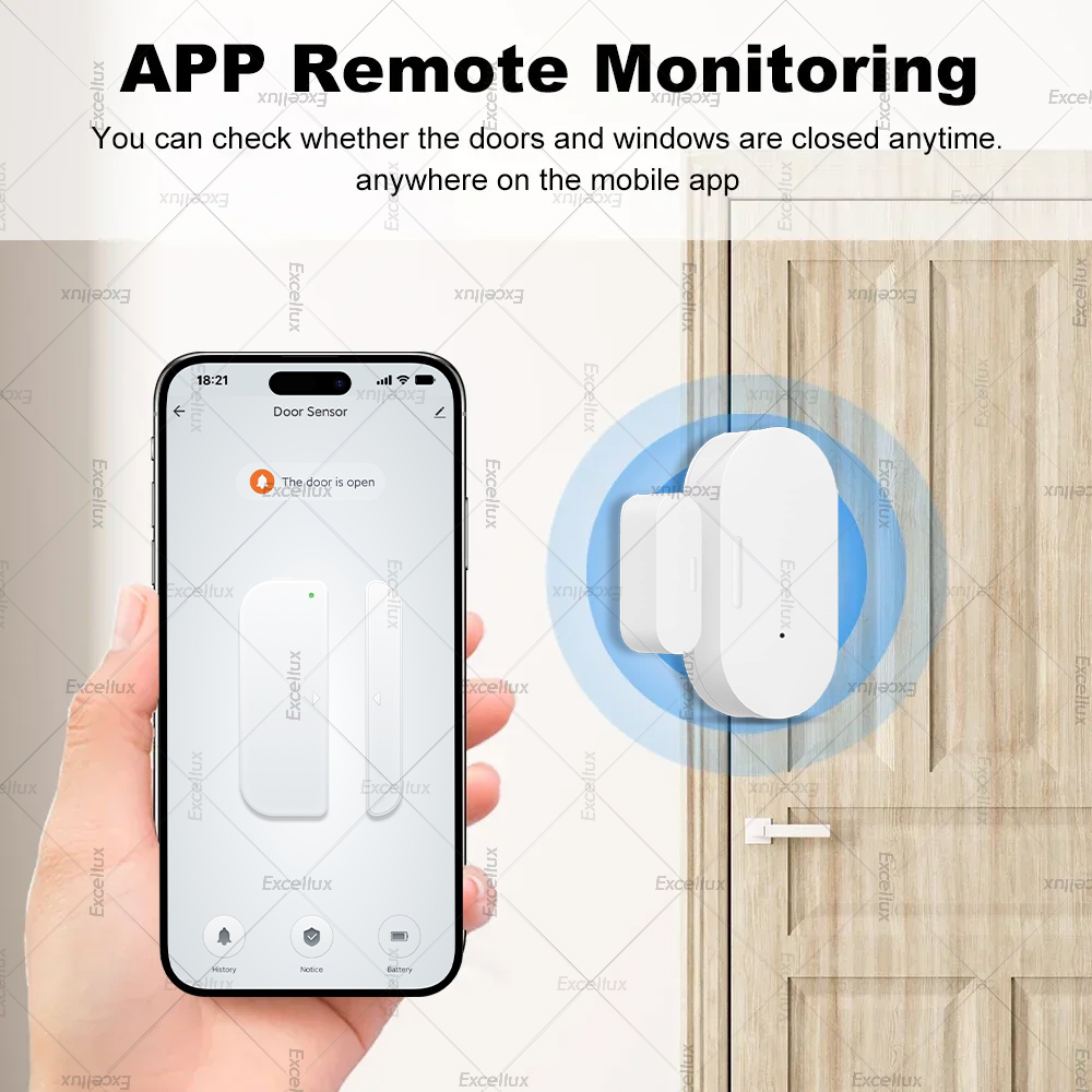 Zigbee 3.0 ドア窓センサー輝度/振動センサースマー - Home Improvement Hardware のレビューと価格