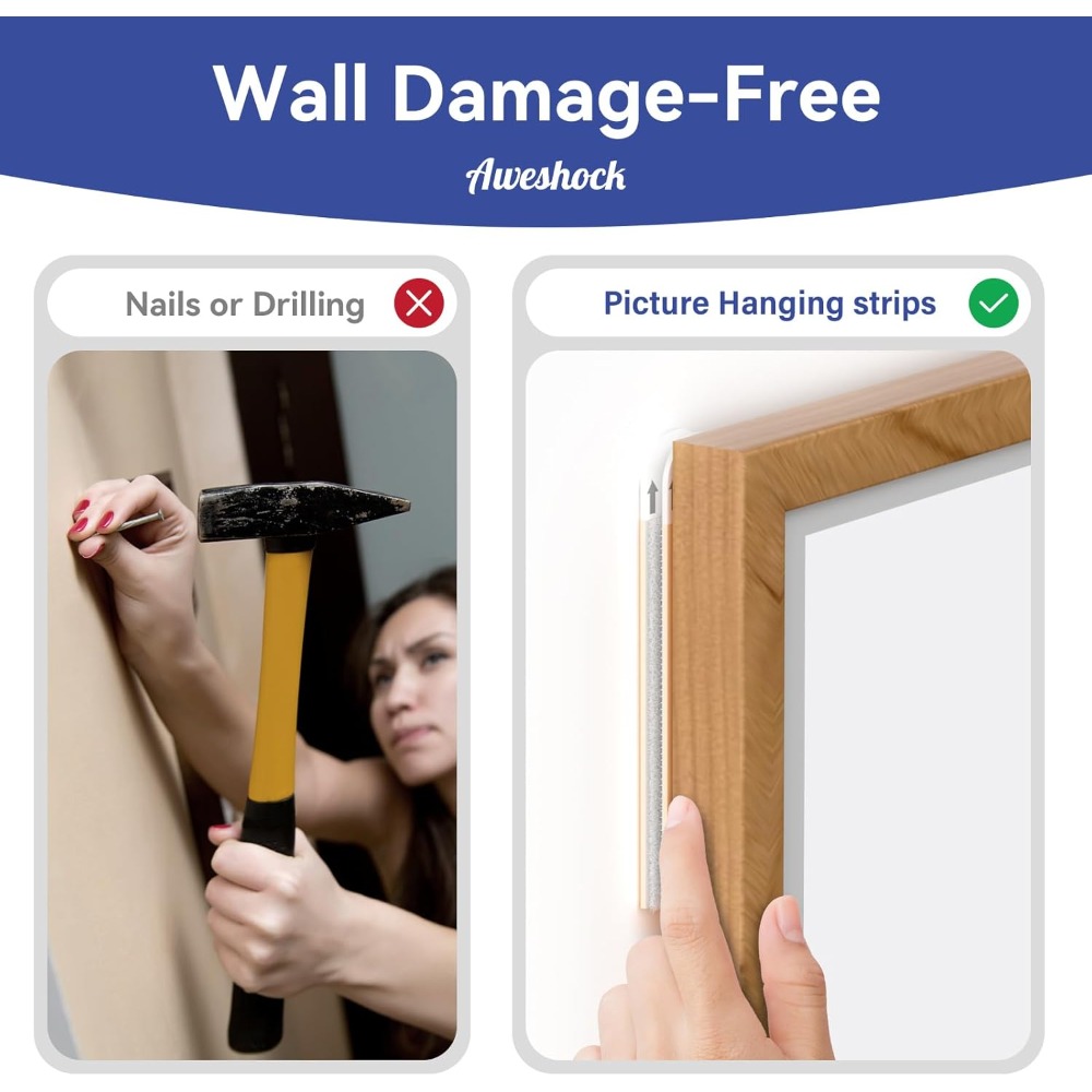 テープ両面ストリップ粘着吊り下げ取り付け画像壁ステッカー粘着 - Picture Hanging Strip のレビューと価格