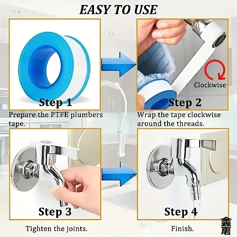 10 個シールテープ糸シール防水リークテープダクトテープ配管 - Plumbing Tape Ptfe のレビューと価格