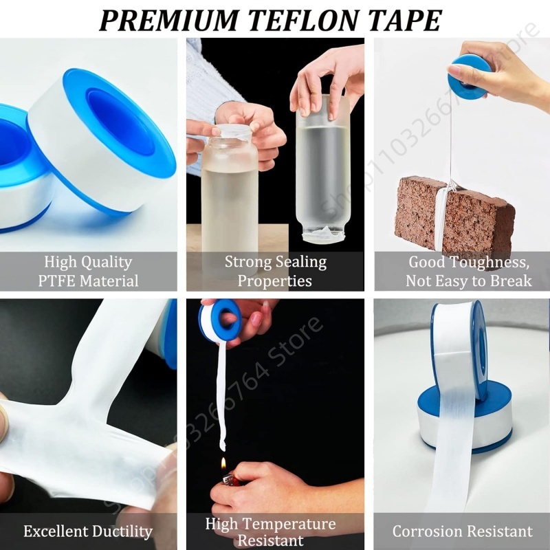 1/5/10 個 PTFE 水道管テープ オイルフリーシール - Plumbing Tape Ptfe のレビューと価格