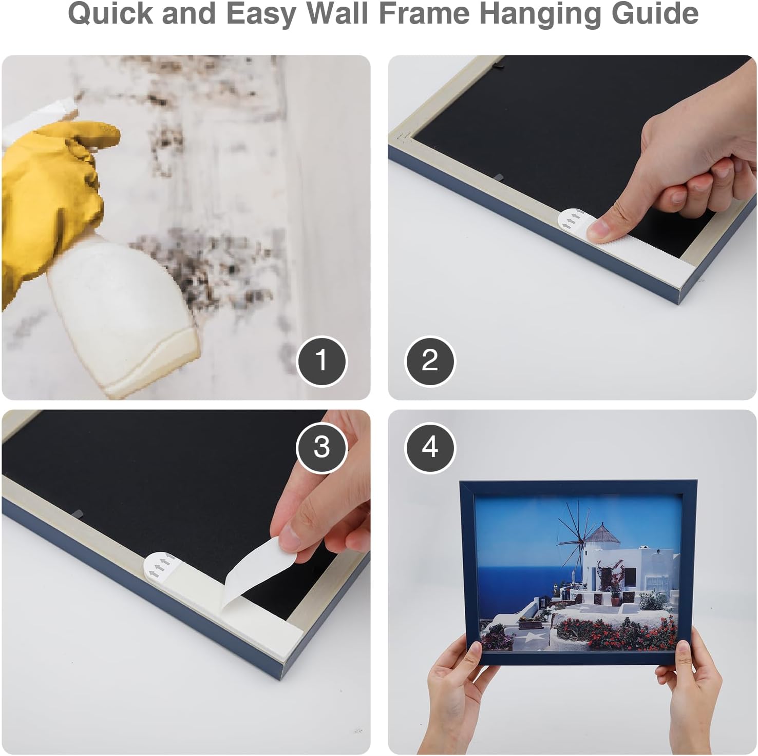 二重ロック式絵画吊り下げストリップ、頑丈な壁掛け絵画ハンガー - Picture Hanging Strip のレビューと価格