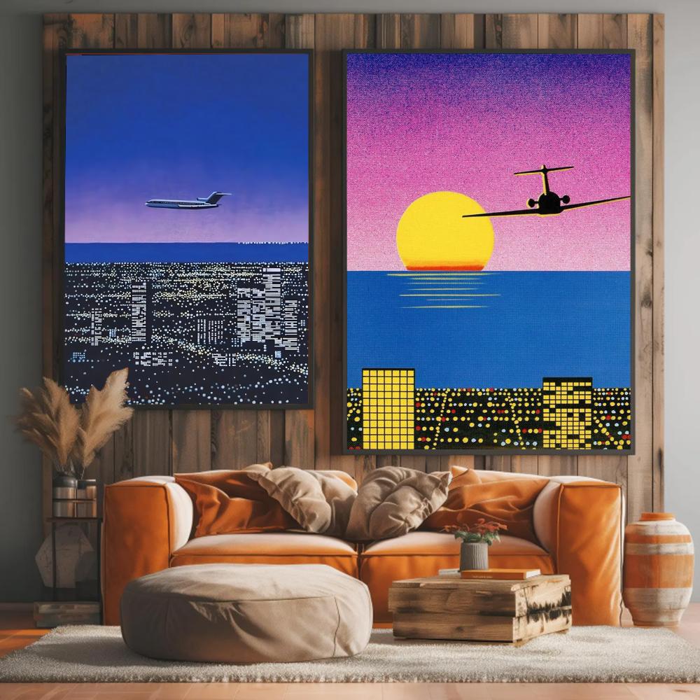 1pc フレームレス H-hiroshi Nagai アート - Wall Texture Spray のレビューと価格