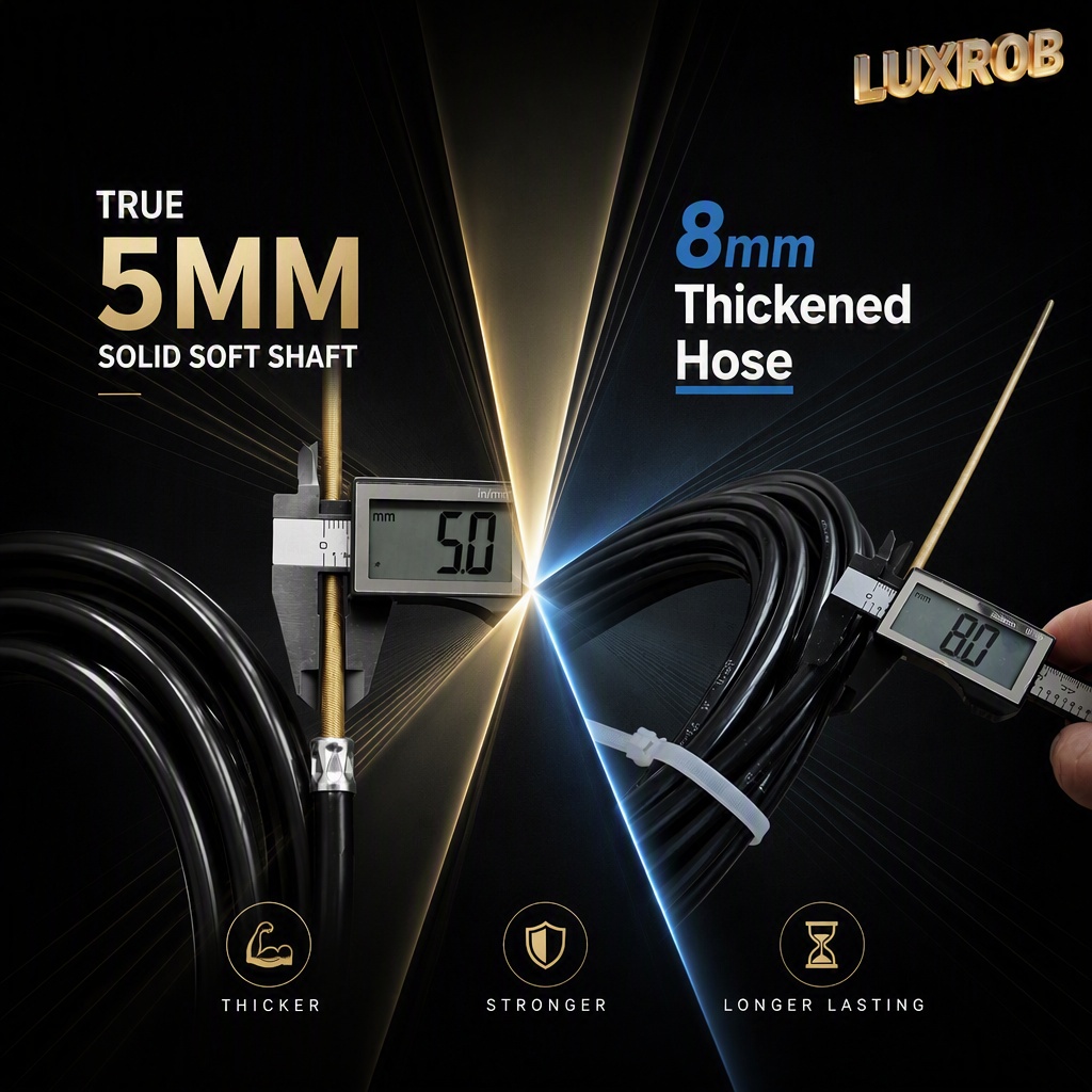 パイプ浚渫機排水管クリーナースネーク5mmソリッドソフトシャ - Plumbing Snake Drain のレビューと価格