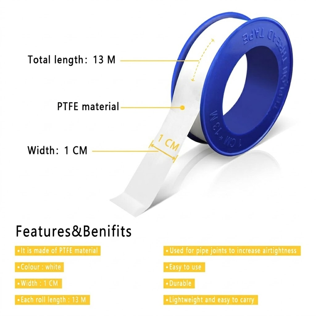 YITAPE 3/6 ロール PTFE スレッドシールテープ - Plumbing Tape Ptfe のレビューと価格