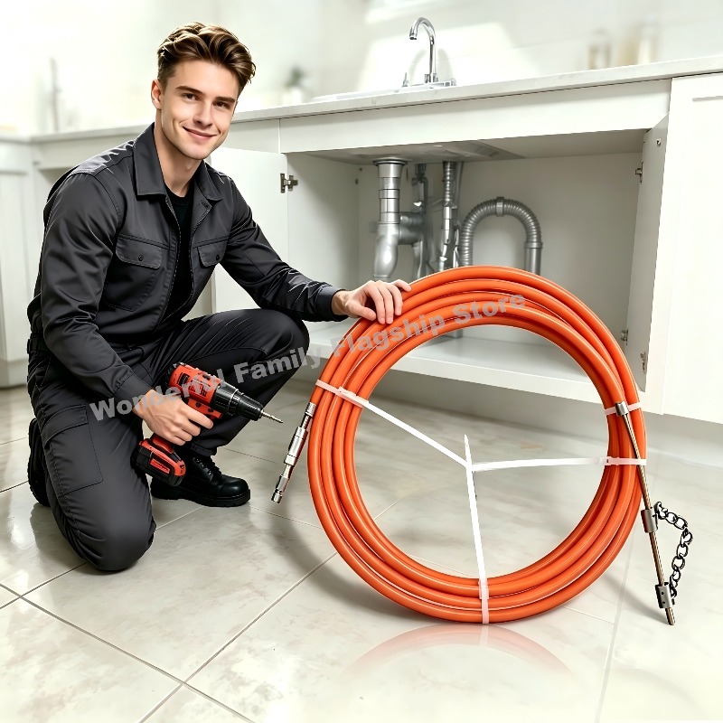 フレキシブルドレンオーガー配管用スネークツールセット - 6 - Plumbing Snake Drain のレビューと価格