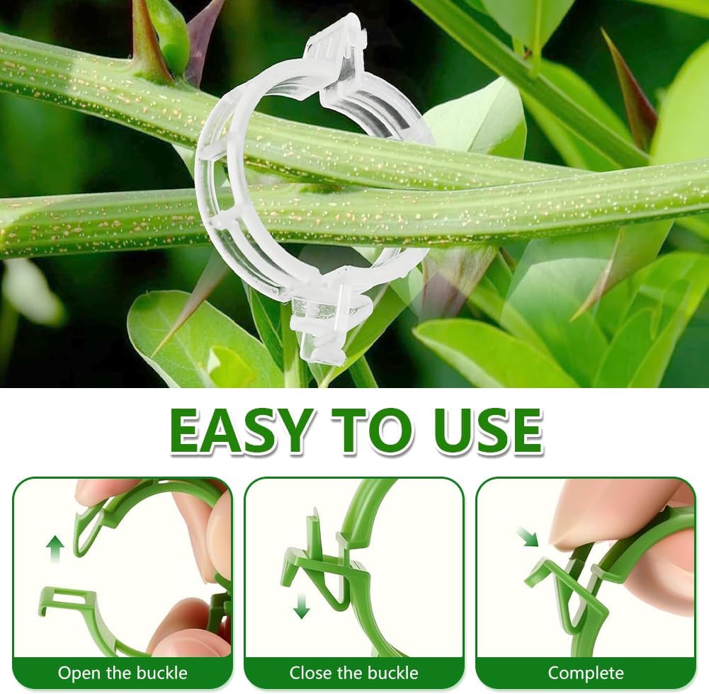 100個入り 植物サポートクリップ 再利用可能なガーデンクリ - Home Improvement Hardware のレビューと価格