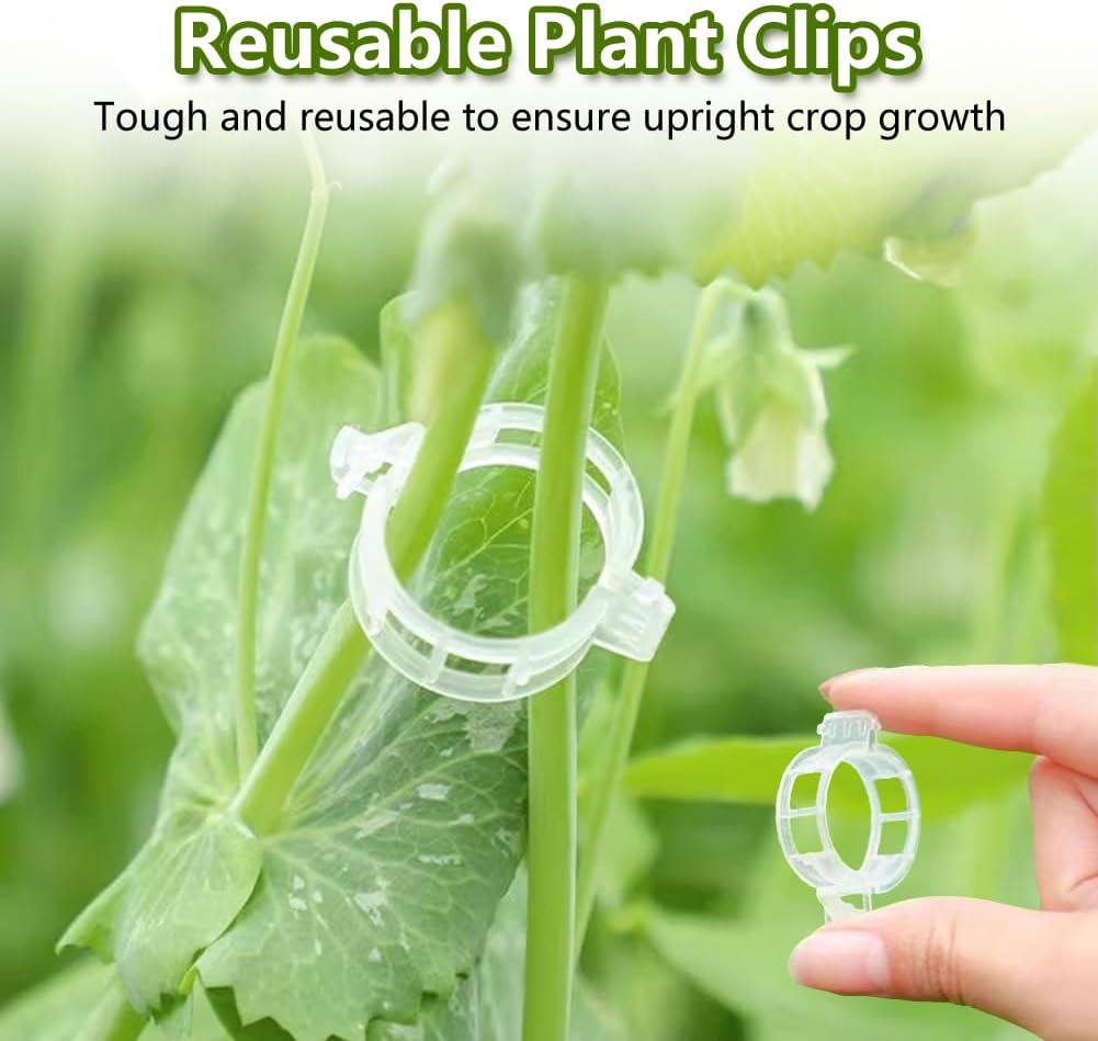 100個入り 植物サポートクリップ 再利用可能なガーデンクリ - Home Improvement Hardware のレビューと価格