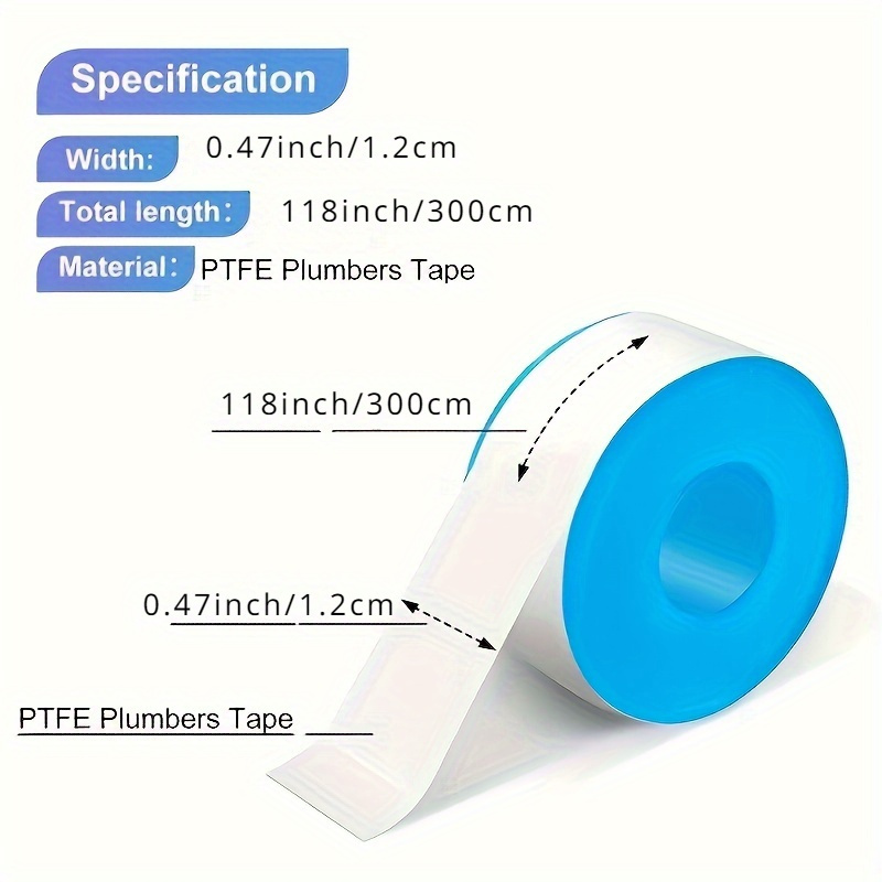 3/6/10 個の水道管テープ、PTFE テープ、シーリング - Plumbing Tape Ptfe のレビューと価格