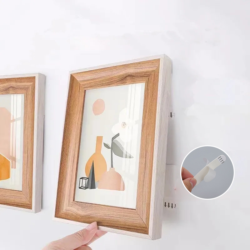 穴あけ不要のフレームテープストリップ、各種取り付け用粘着式額 - Picture Hanging Strip のレビューと価格