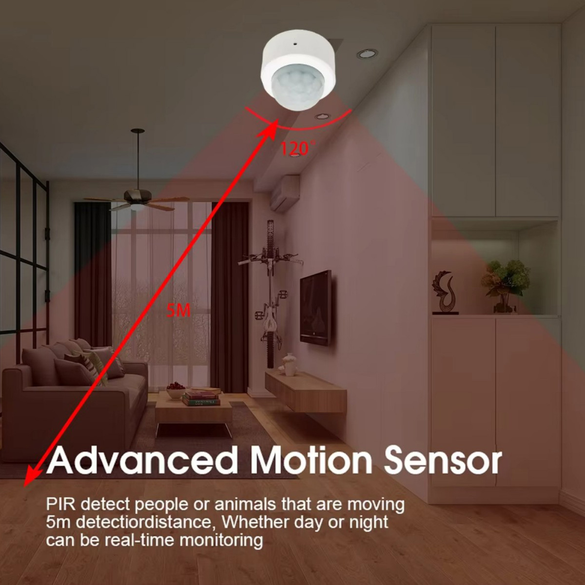 Zigbee3.0 ミニ PIR 人感センサー ワイヤレス赤 - Home Improvement Hardware のレビューと価格