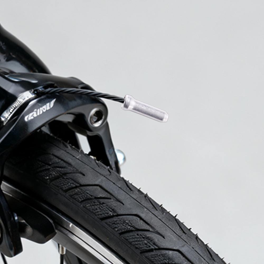 自転車ブレーキシフターケーブルチップアルミブレーキラインディ - Wire Connector Cap のレビューと価格