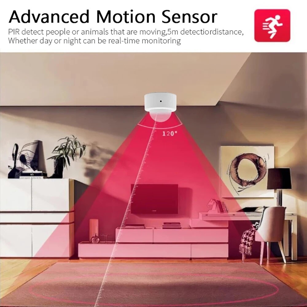 Zigbee-ミニpirモーションセンサー、人体モーション、 - Home Improvement Hardware のレビューと価格