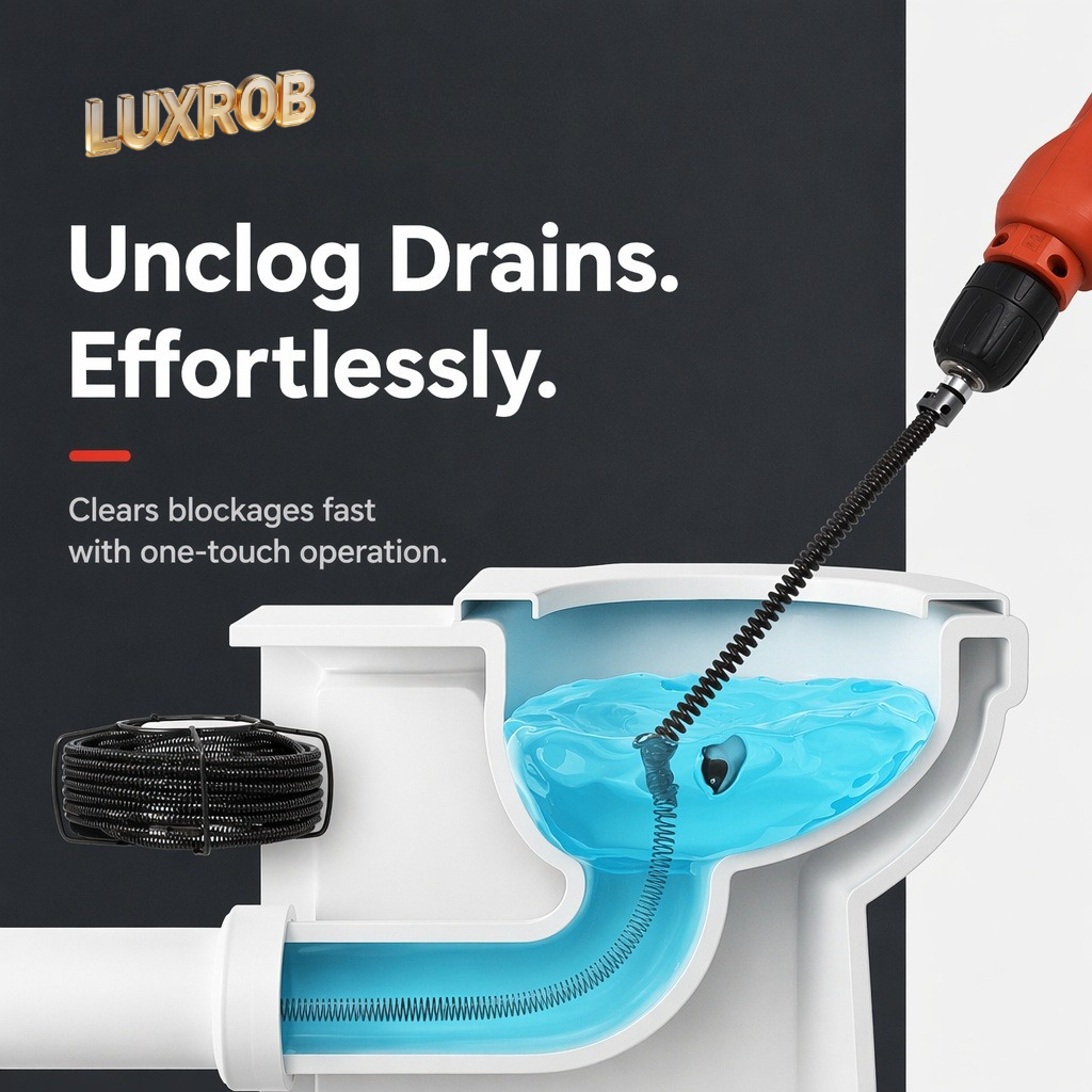 配管用スネークドレンオーガー、排水管クリーナー、スプリングパ - Plumbing Snake Drain のレビューと価格