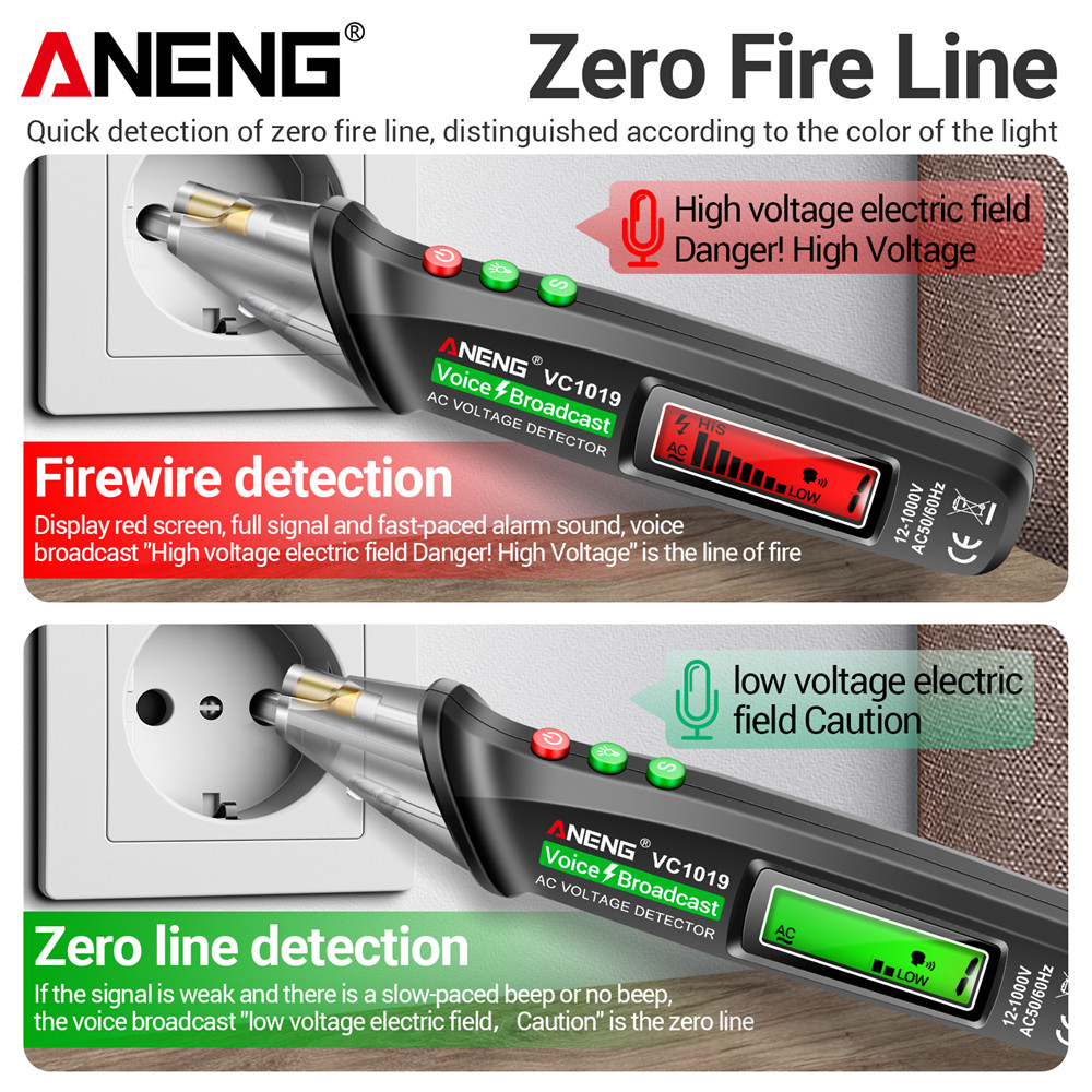 テスターペン非接触音声放送検出器メーター ANENG VC1 - Circuit Breaker Finder のレビューと価格