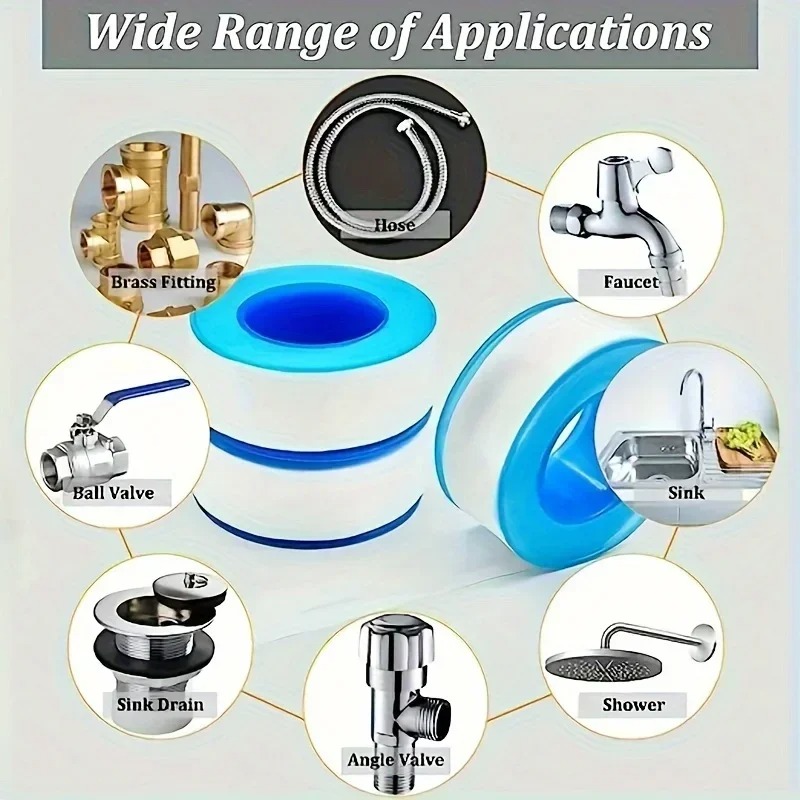 1-20pc 蛇口シーリングテープ 漏れ防止防水配管ダクトテ - Plumbing Tape Ptfe のレビューと価格